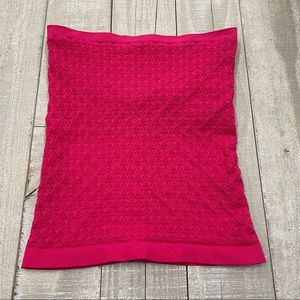 (FI-3) Free People Intimately Seamless Honey Textured Tube Top In Hot Pink